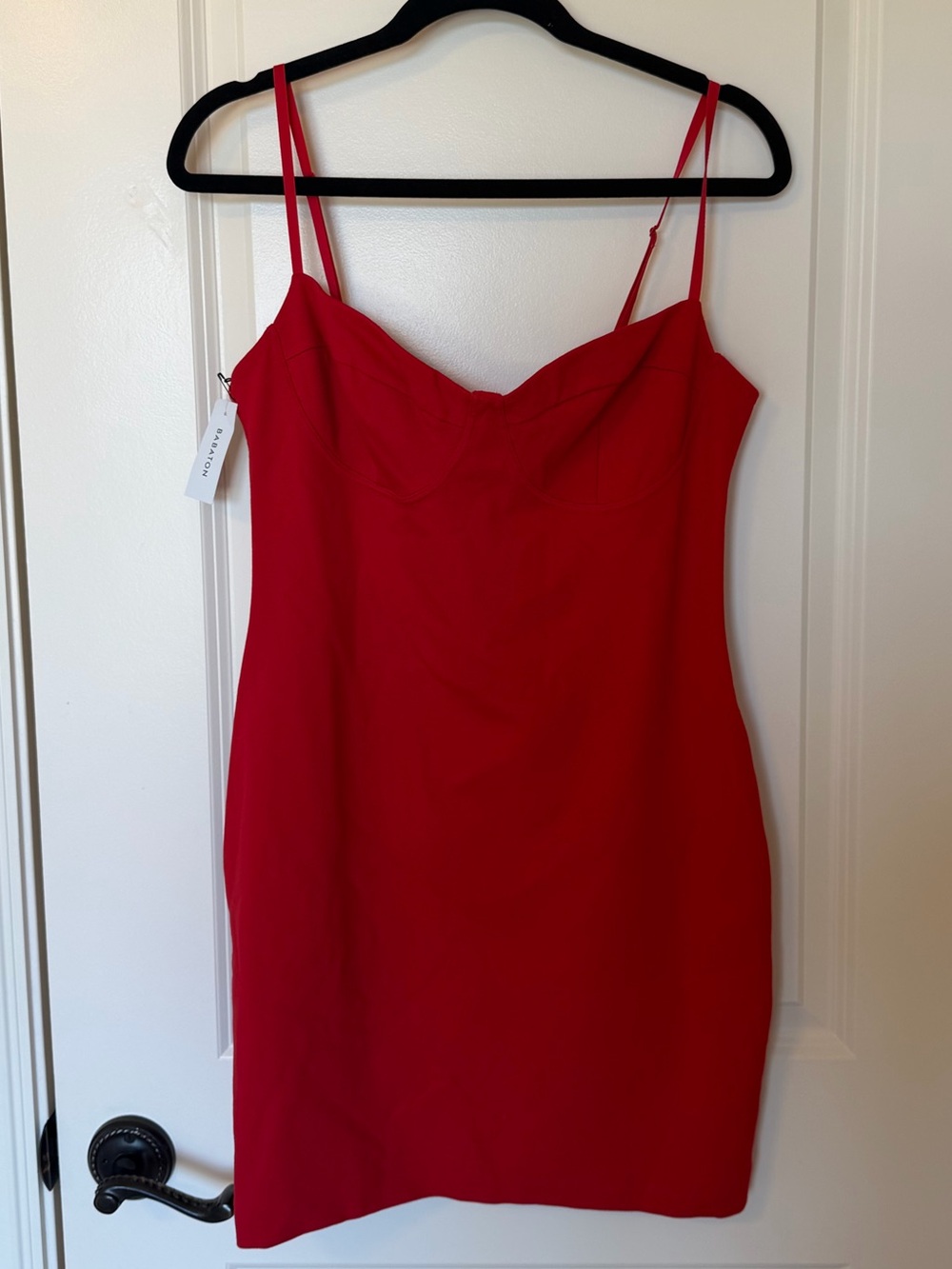 Aritzia Red Bandage Mini Dress